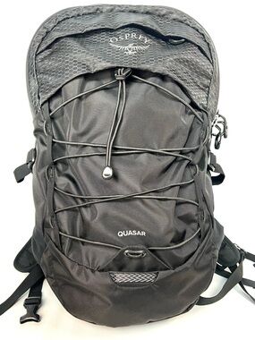 Osprey Quasar Backpack Black Laptop Travel School Hiking Daypack